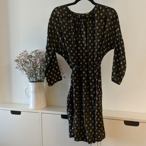 girl. by Band of Outsiders Silk Tie-Waist Dress, 1